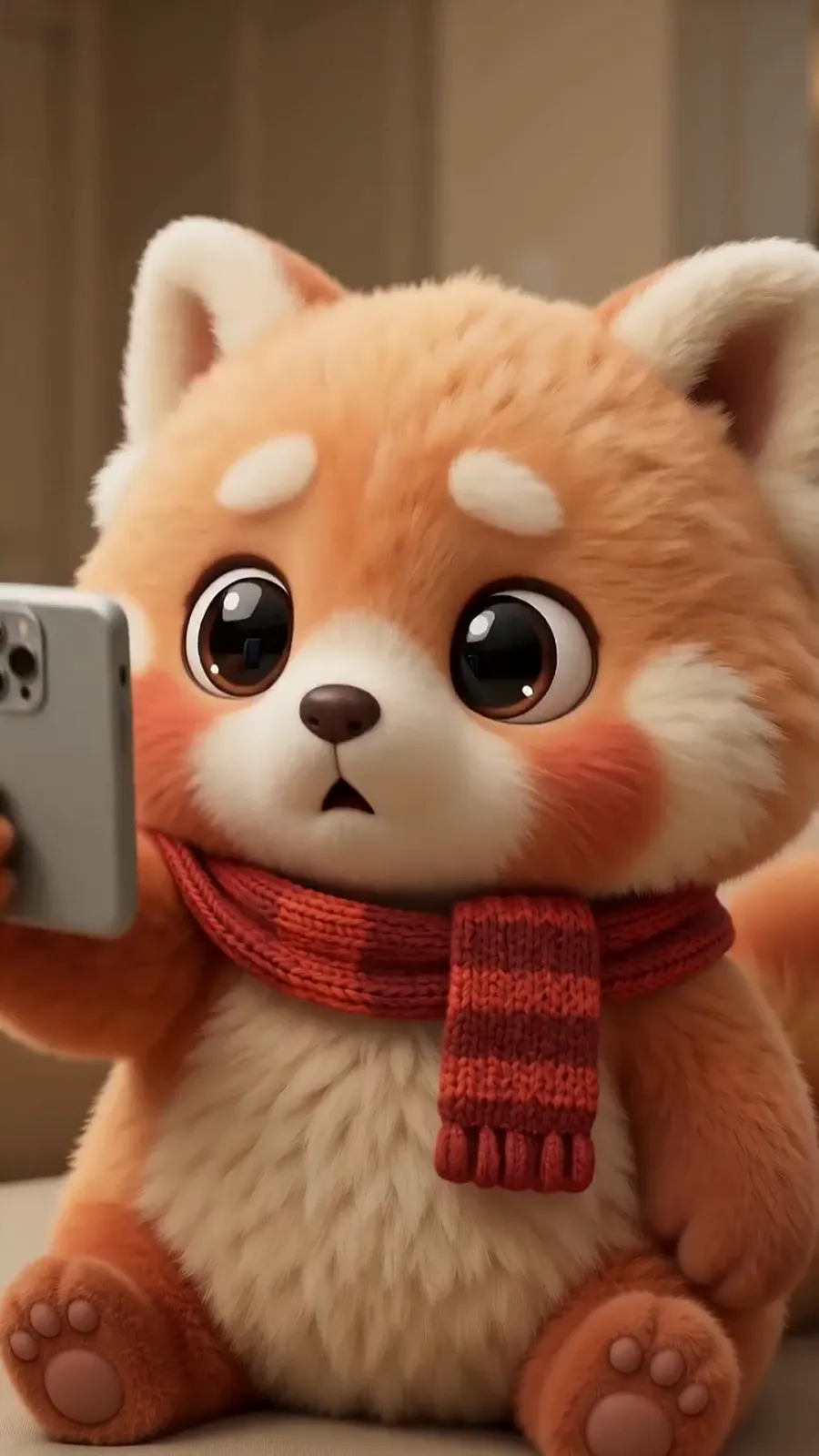 A mascot that has to survive being cute in close-up.